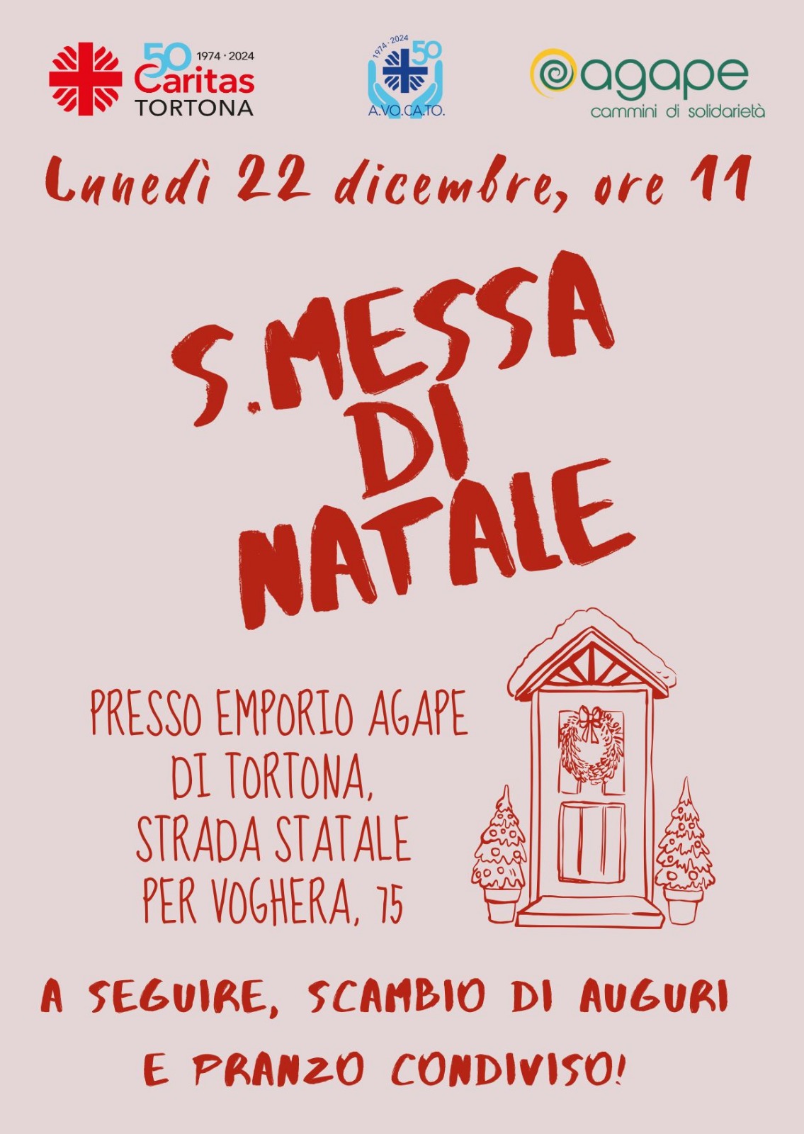 santa Messa di Natale in Agape